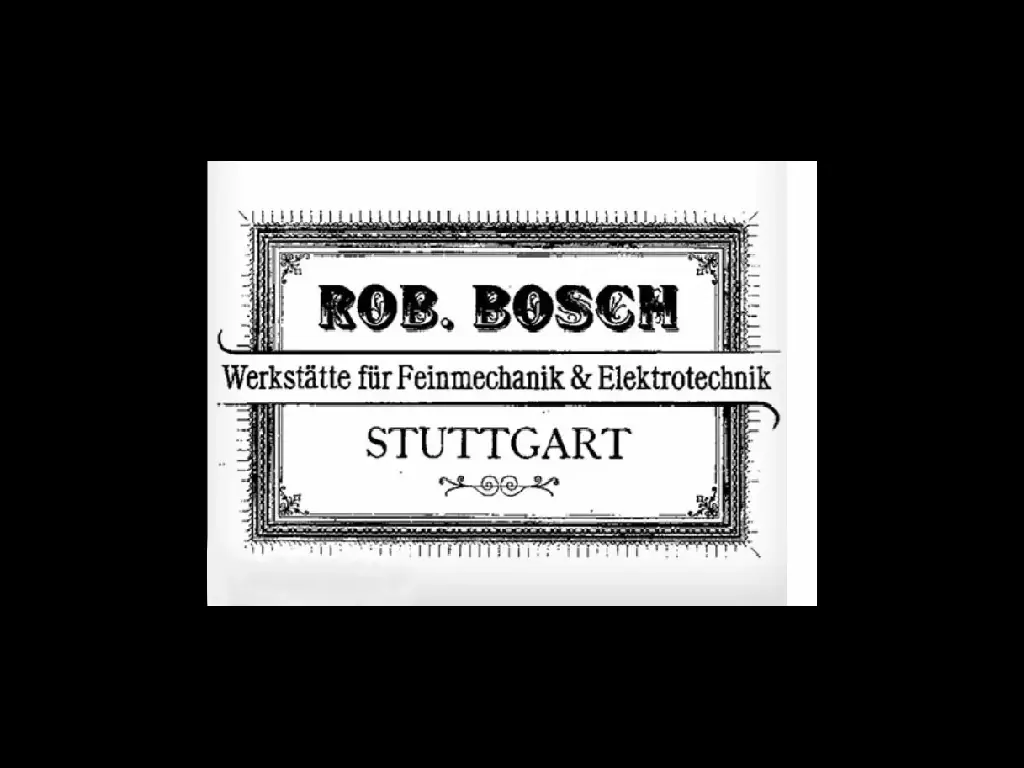 Bosch: 1886 год.